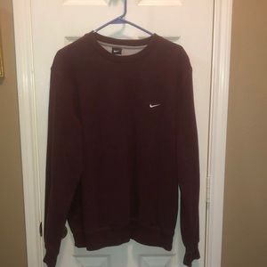 VGUC Unisex Maroon Nike sweatshirt